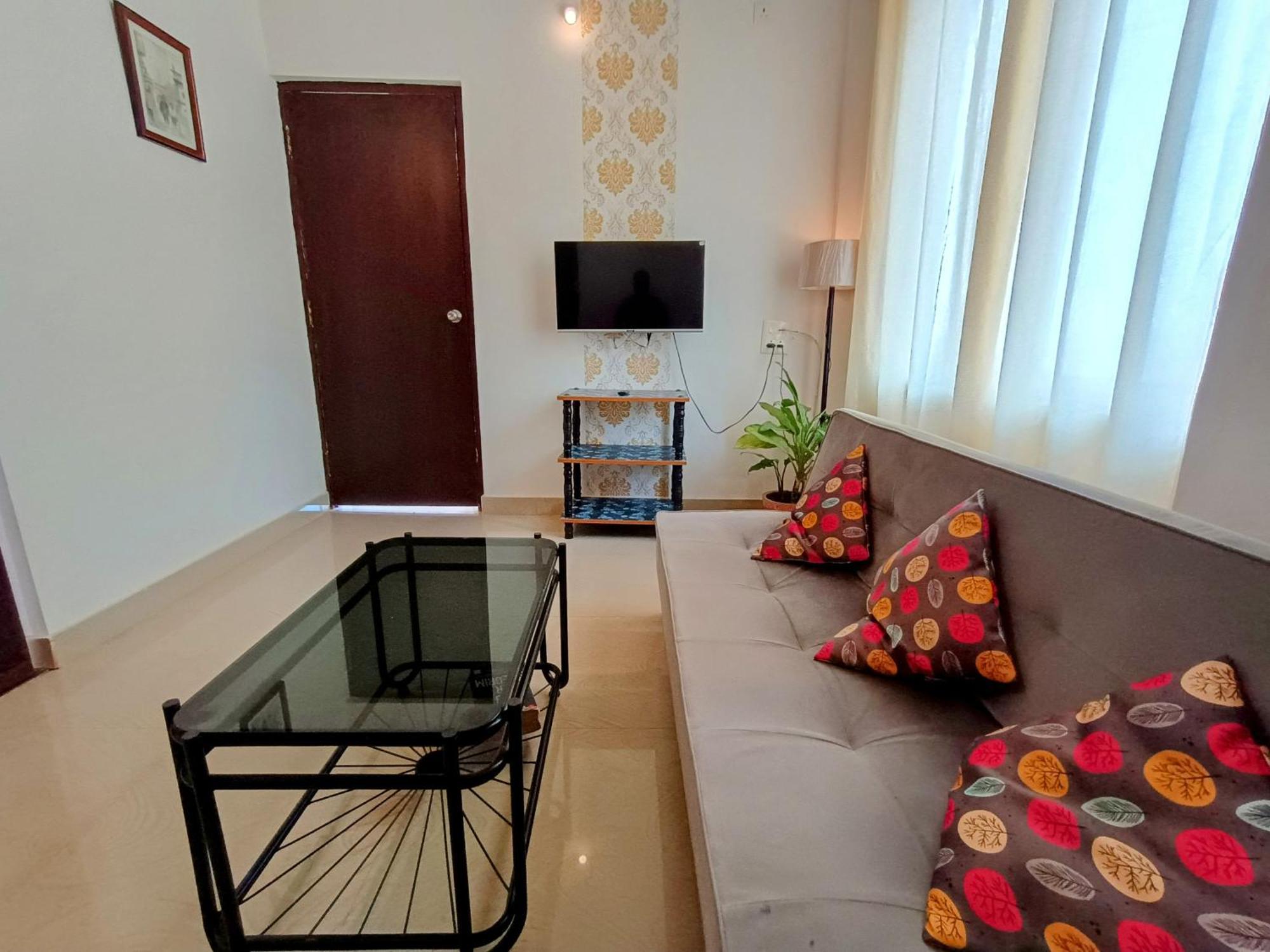 Gs Home On The Bay - Super Sea View Glass Studio Apartment Vagator Dış mekan fotoğraf